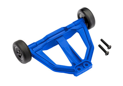 TRA10776-BLUE, Traxxas WHEELIE BAR ASSEMBLED BLUE