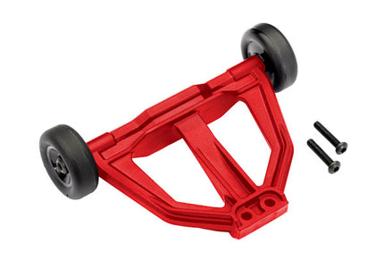 TRA10776-RED, Traxxas WHEELIE BAR ASSEMBLED RED