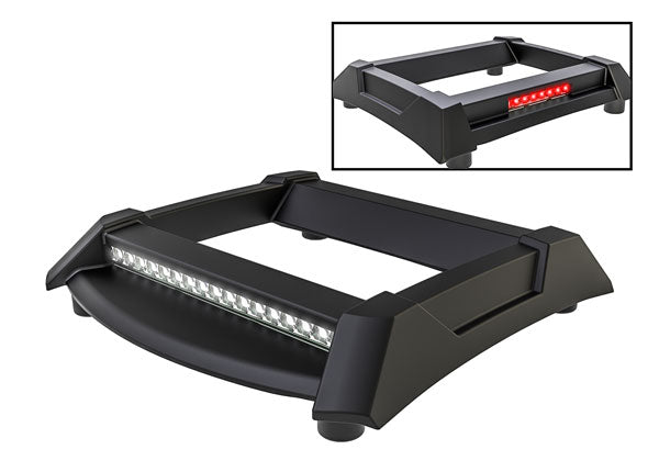 TRA10796, Traxxas SKID PLATE ROOF WITH LEDS