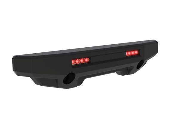 TRA10798, Traxxas BUMPER REAR WITH LEDS