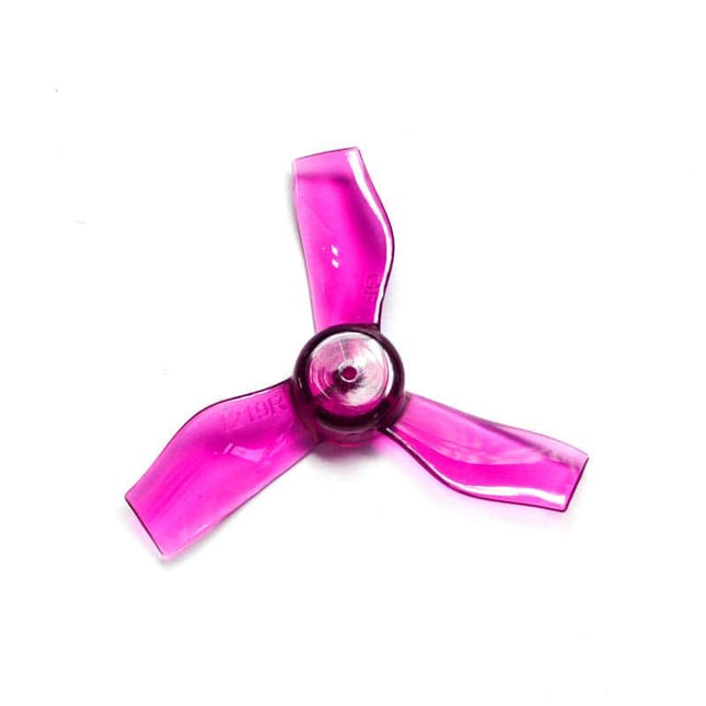 Gemfan 1219-3 Durable Tri-Blade 31mm Micro/Whoop Prop 8 Pack (0.8mm Shaft) - Choose Your Color