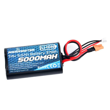 RadioMaster 7.4V 2S 5000mAh Li-Ion Battery for Transmitters - XT30