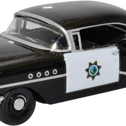 OXD-87BC55003, 1955 Buick Century - Assembled - California Highway Patrol - HO Scale