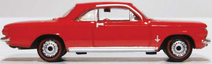 OXD-87CH63002, 1963-1970 Chevrolet Corvair Coupe - Assembled - Riverside Red - HO Scale