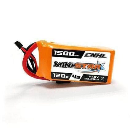 CNHL MiniStar 14.8V 4S 1500mAh 120C LiPo Battery - XT60