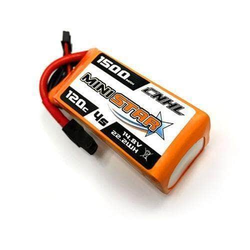 CNHL MiniStar 14.8V 4S 1500mAh 120C LiPo Battery - XT60