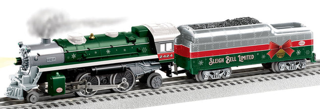 LNL2445050, Lionel 2445050 - LionChief 2-4-2 Steam Locomotive "North Pole Central" #2424 (Sleigh Bell Limited)