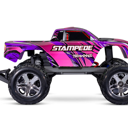 36254-8, Traxxas Stampede HD 1/10 RTR 2WD Electric Monster Truck w/XL-5 ESC, TQ 2.4GHz Radio, Battery & USB-C Charger (NEW)