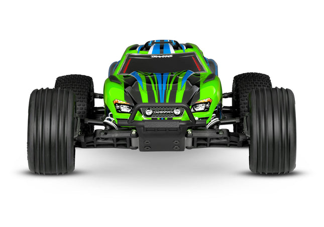 37254-8, Traxxas Rustler HD 1/10 RTR 2WD Electric Stadium Truck (Green) w/XL-5 ESC, TQ 2.4GHz Radio, Battery & USB-C Charger (NEW)