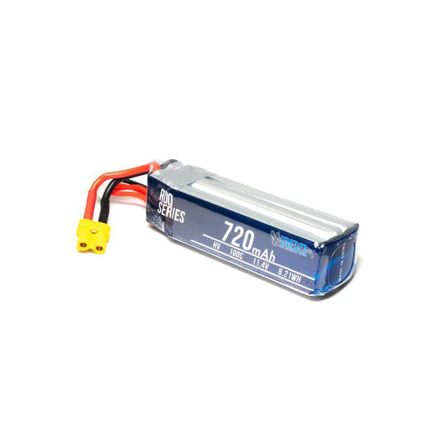 RDQ Series 11.4V 3S 720mAh 100C LiHV Whoop/Micro Battery - XT30