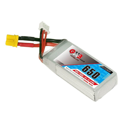 Gaoneng GNB 7.4V 2S 650mAh 80C LiPo Micro Battery (Square Type) - XT30