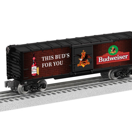 (PRE-ORDER) LNL2428410, Lionel O RTR Budweiser Illuminated Bar Sign Boxcar