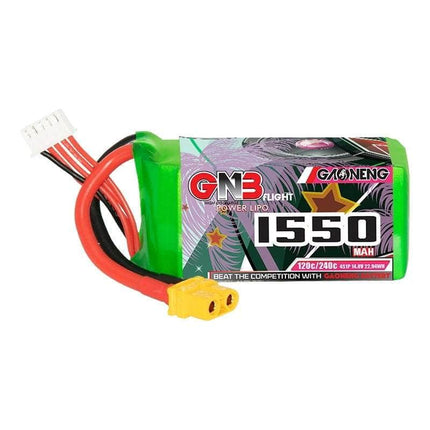 Gaoneng GNB 14.8V 4S 1550mAh 120C LiPo Battery - XT60