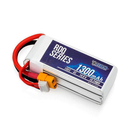 RDQ Series 14.8V 4S 1300mAh 100C LiPo Battery - XT60