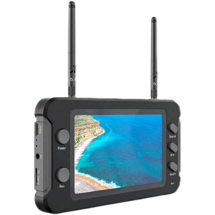 FYS 40CH 5.8GHz Diversity FPV Monitor w/ DVR - 4.3"