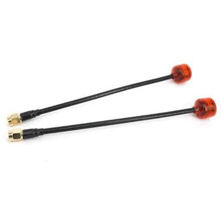 RUSHFPV Cherry Ultra Extended 5.8GHz SMA Antenna  (2pc) - Transparent Red - Choose Your Polarization