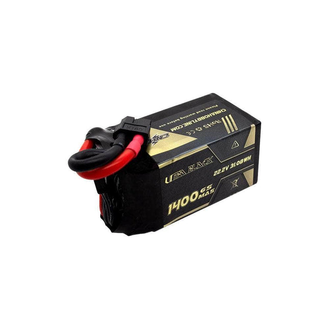 CNHL Ultra Black Series 22.2V 6S 1400mAh 150C LiPo Battery - XT60