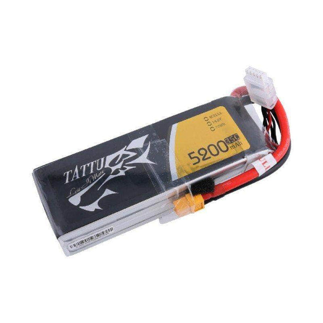 Tattu 14.8V 4S 5200mAh 35C LiPo Battery - XT60