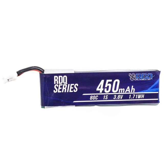 RDQ Series 3.8V 1S 450mAh 80C LiHV Whoop/Micro Battery for Tinyhawk - PH2.0