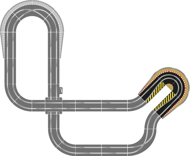 C8195, Scalextric Hairpin Curve Slot Car Track Extension Pack