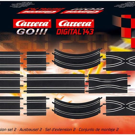 20061601, Carrera GO 1/43 Scale Extension Track Set 2