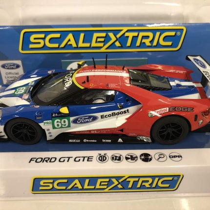 C3858, Scalextric 1/32 Scale Slot Car Ford GT GTE Le Mans 2017 No. 69