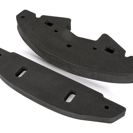 TRA6437X, Traxxas Body Bumpers, foam (front & rear)