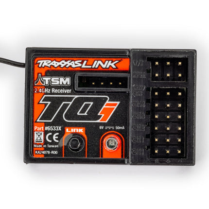 TRA6533X, Receiver, micro, TQi 2.4GHz with telemetry & TSM® (5-channel)