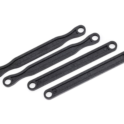 TRA6748-BLK, Traxxas Camber Link Plastic/Non-Adjustable F/R