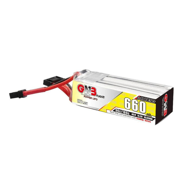 Gaoneng GNB 15.2V 4S 660mAh 90C LiHV Micro Battery (Long Type) - XT30