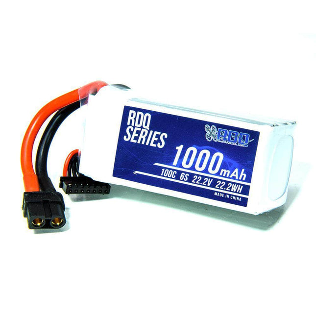 RDQ Series 22.2V 6S 1000mAh 100C LiPo Battery - XT60