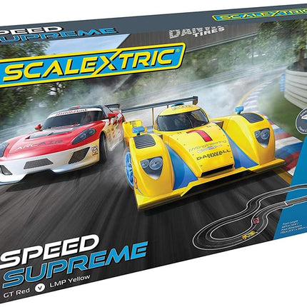 C1420T, Scalextric 1/32 Scale Slot Car Set, Speed Supreme GT vs. LMP