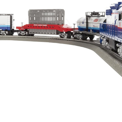 LNL2123080, Lionel Space Launch LionChief 5.0 Freight Electric O Gauge Train Set with Bluetooth & Remote