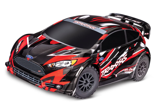 74154-4, Traxxas Ford Fiesta 4x4 BL-2S Brushless 1/10 RTR AWD Rally Car