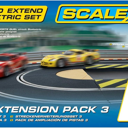 C8512, Scalextric 1/32 Scale Slot Car Track Extension Pack 3