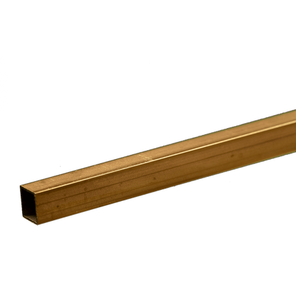 KNS-8154, 7/32"x12" Square Brass Tube .014 Wall (1)