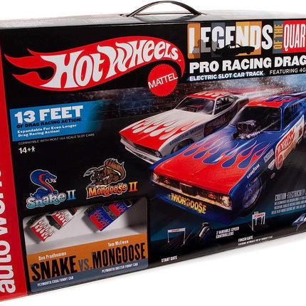 RDZSRS334, Auto World Hot Wheels Slot Drag Set 13'