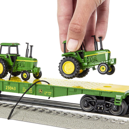 LNL2123040, Lionel John Deere GP38 Freight LionChief Electric O Gauge Bluetooth 5.0 Train Set with Remote