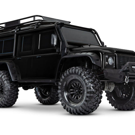 82056-4, Traxxas TRX-4 1/10 Scale Trail Rock Crawler w/Land Rover Defender Body (Sand) w/XL-5 ESC & TQi 2.4GHz Radio