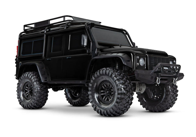 82056-4, Traxxas TRX-4 1/10 Scale Trail Rock Crawler w/Land Rover Defender Body (Sand) w/XL-5 ESC & TQi 2.4GHz Radio