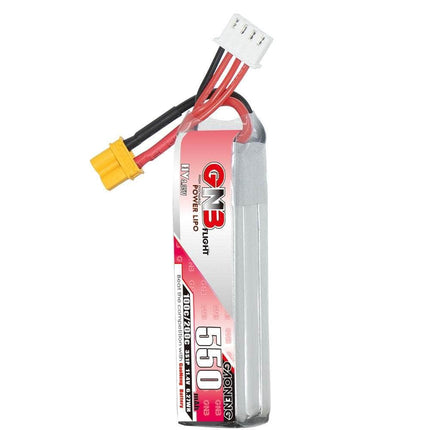 Gaoneng GNB 11.1V 3S 550mAh 90C LiPo Micro Battery (Long Type) - XT30