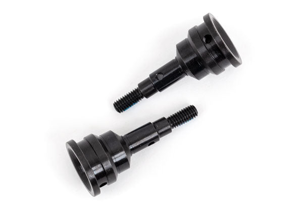 TRA9054, Stub axle, front, 6mm, extreme heavy duty (for use with #9051R steel CV driveshafts)