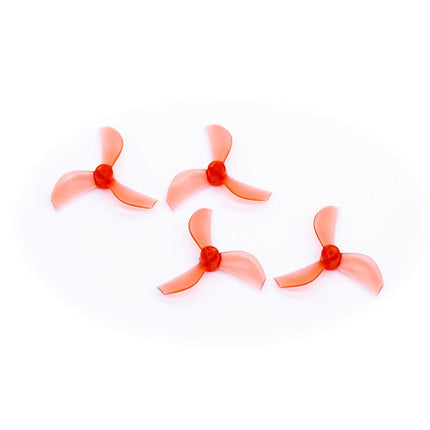 NewBeeDrone Azi Tri-Blade 31mm Micro/Whoop Prop 4 Pack (1mm Shaft) - Choose Your Color