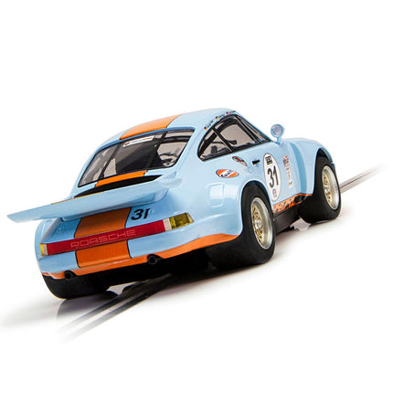 C4304T, Scalextric 1/32 Scale Slot Car Porsche 911 RSR 3.0 - Gulf Edition