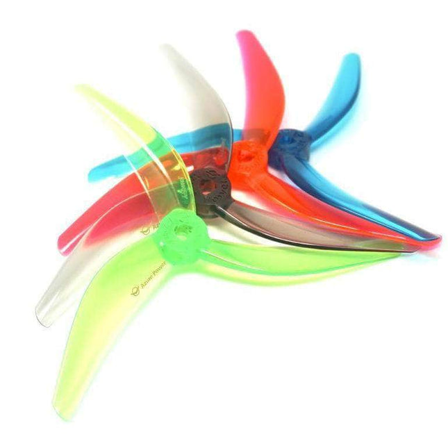 Azure Power Johnny Freestyle 4.8x3.8x3 POPO Compatible Tri-Blade 5" Prop 4 Pack - Choose Your Color