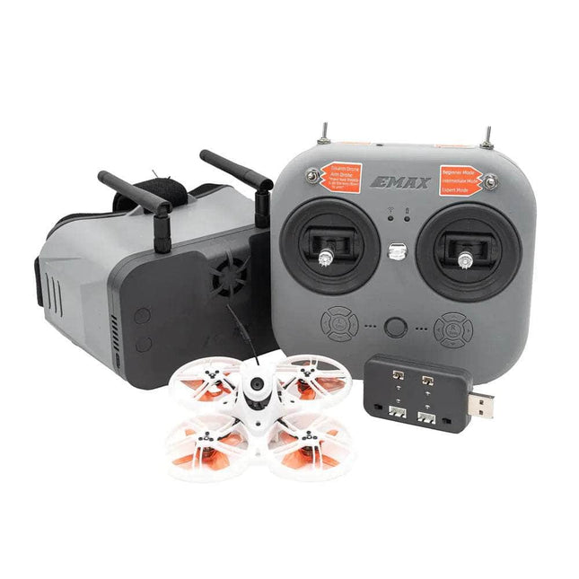 (PRE-ORDER) EMAX RTF Tinyhawk III Plus Whoop Ready-to-Fly ELRS 2.4GHz HDZero Kit w/ Goggles, Radio Transmitter, Batteries, Charger, and Drone