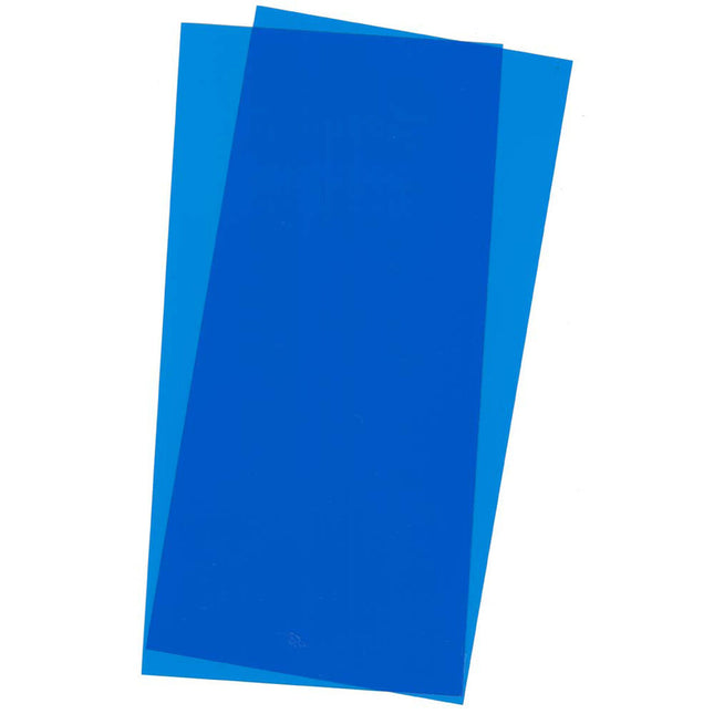 EVERGREEN, EVG-9902, 6 x 12 x .010 Blue Transparent Sheet (2)