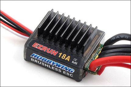 HWA81030010, Hobbywing EZRun 18A Sensorless Brushless ESC/Motor Combo (18.0T/5200kV) w/Program Box