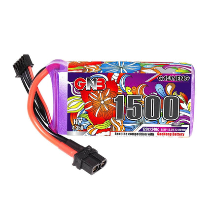 Gaoneng GNB 15.2V 4S 1500mAh 120C LiHV Battery - XT60