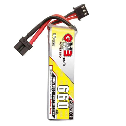 Gaoneng GNB 7.6V 2S 660mAh 90C LiHV Micro Battery (Long Type) - XT30